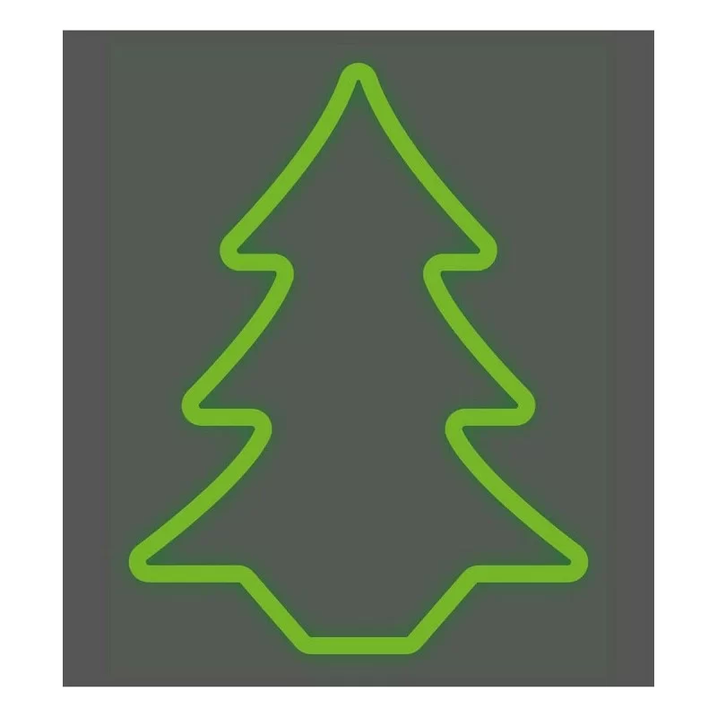 Decorative Figure EDM Flexiled Fir Green Multicolour 220 V 45 x 3 x 62 cm