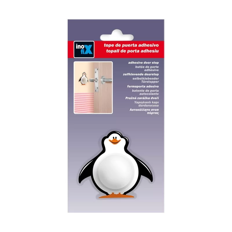 Doorstop Inofix Doors Penguin Adhesive...