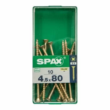 Box of screws SPAX 4081020450802 Wood screw Flat head...