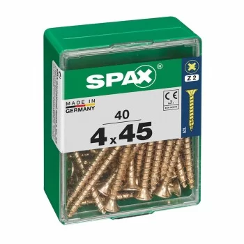 Box of screws SPAX Wood screw Flat head (4 x 45 mm) (4,0...