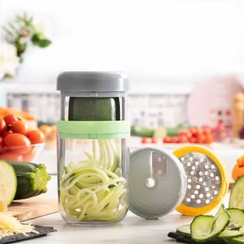 Vegetable Spiral Cutter and Grater with Recipes Vigizer...