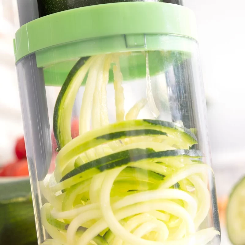 Vegetable Spiral Cutter and Grater with Recipes...