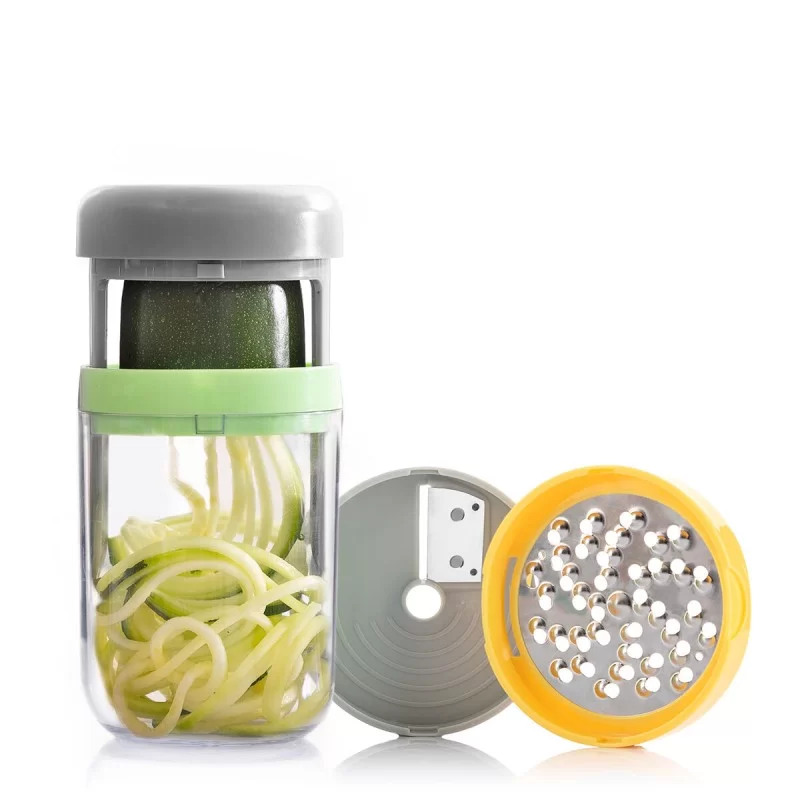 Vegetable Spiral Cutter and Grater with Recipes...