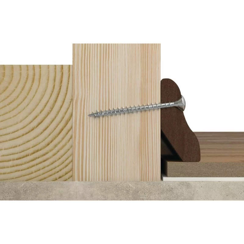 Screw kit Fischer 200 Units Galvanised (3,5 x...