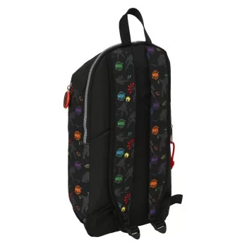 Casual Backpack The Avengers Super heroes Black 10 L 2