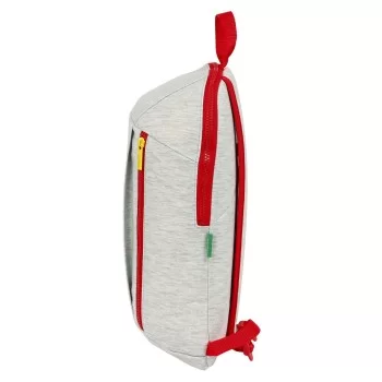 Casual Backpack Benetton Pop Grey 10 L 2