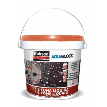 Silicone Rubson aquablock 1 kg Terracotta colour 2