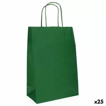 Paper Bag Fama Dark green With handles 31 x 11 x 42 cm...