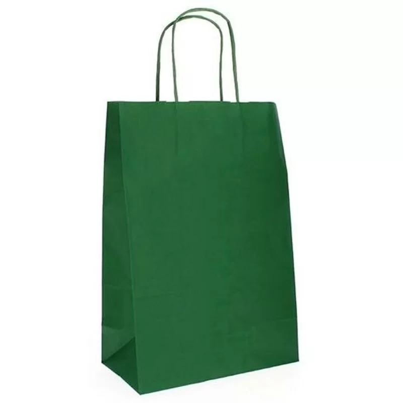 Paper Bag Fama Dark green With handles 31 x 11...