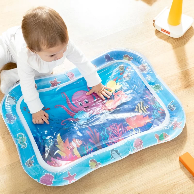 Inflatable Water Play Mat for Babies Wabbly...