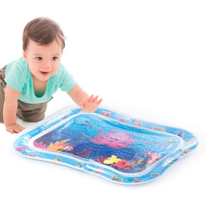 Inflatable Water Play Mat for Babies Wabbly...