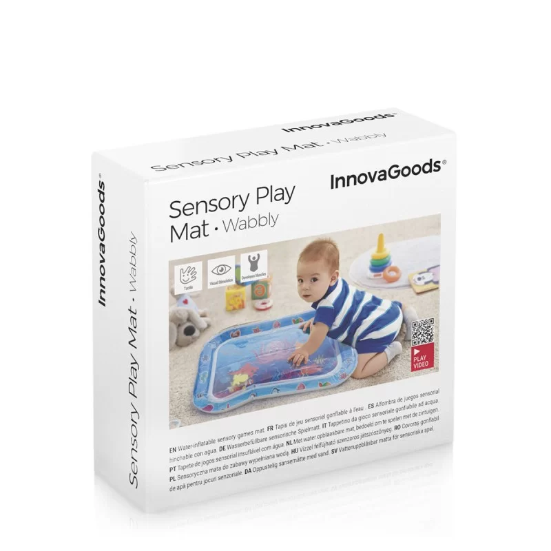 Inflatable Water Play Mat for Babies Wabbly...