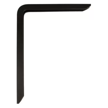 Wall Bracket AMIG 4plus-21110 Shelves Black Aluminium (25...