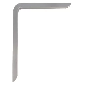 Wall Bracket AMIG 4plus-21108 Shelves Silver Aluminium...