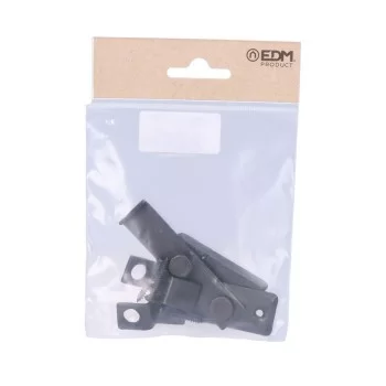 Door latch EDM Reversible Galvanised Steel 8 cm 2
