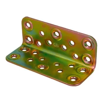 Set square AMIG 304-12142 Bichromated Golden Steel 10 x...