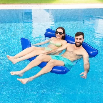 Double Floating Water Hammock for Swimming Pool Twolok...