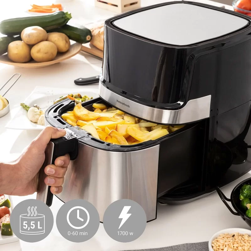 Air Fryer InnovaGoods Fryinn Pro 5500 Black...