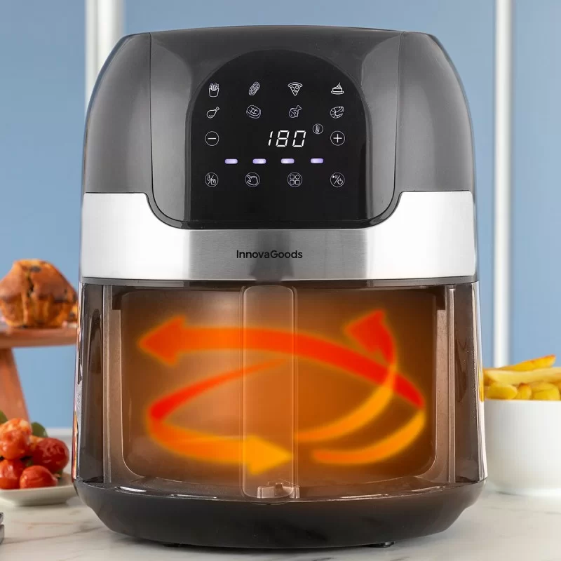 Air Fryer InnovaGoods Fryinn 3500 Black 1400 W...