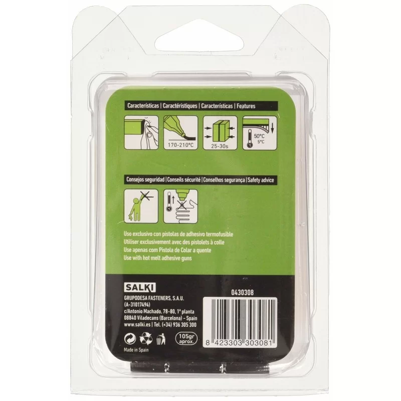 Hot melt glue sticks Salki 430308 Decoration Ø...