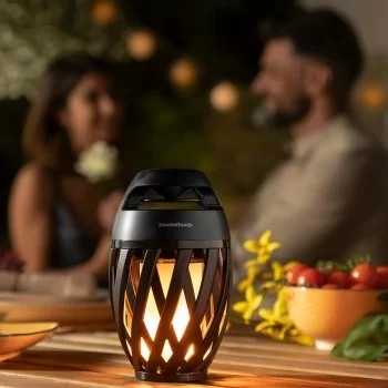 Wireless Speaker with Flame Effect LED Spekkle InnovaGoods 2