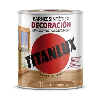 Varnish Titanlux M11100934 Teak 750 ml Satin finish 2