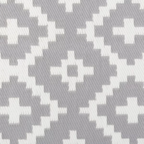 Outdoor rug Paros Grey polypropylene
