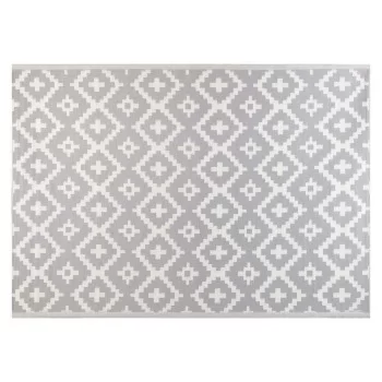 Outdoor rug Paros Grey polypropylene