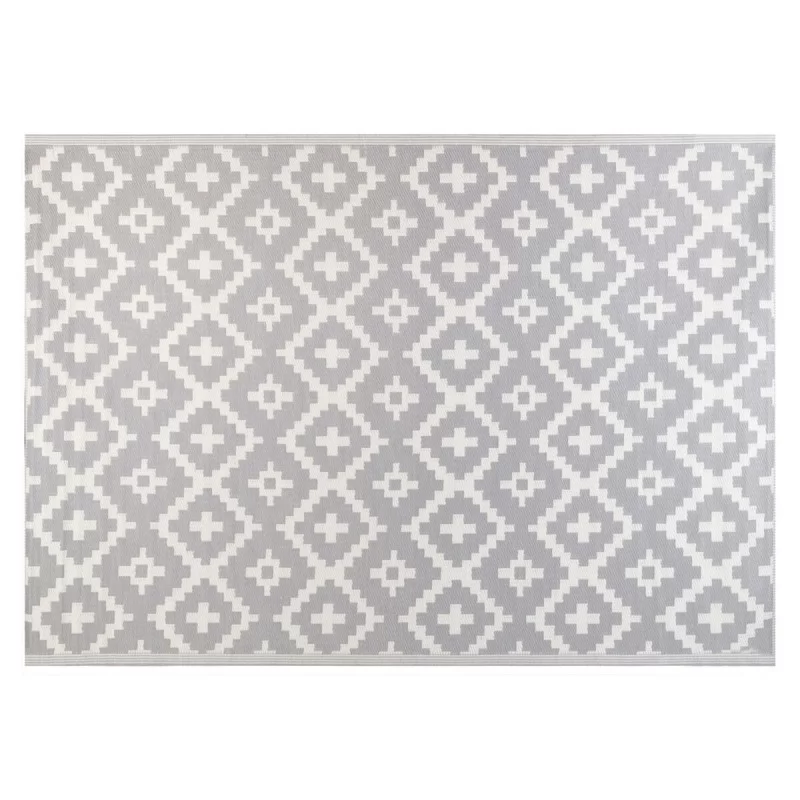 Outdoor rug Paros Grey polypropylene