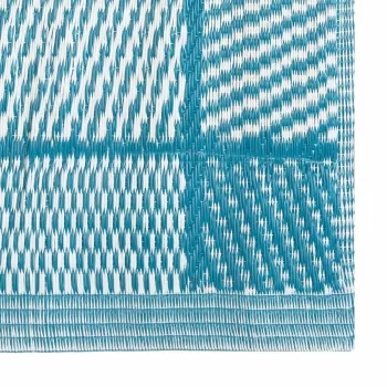 Outdoor rug Meis Blue White polypropylene 2