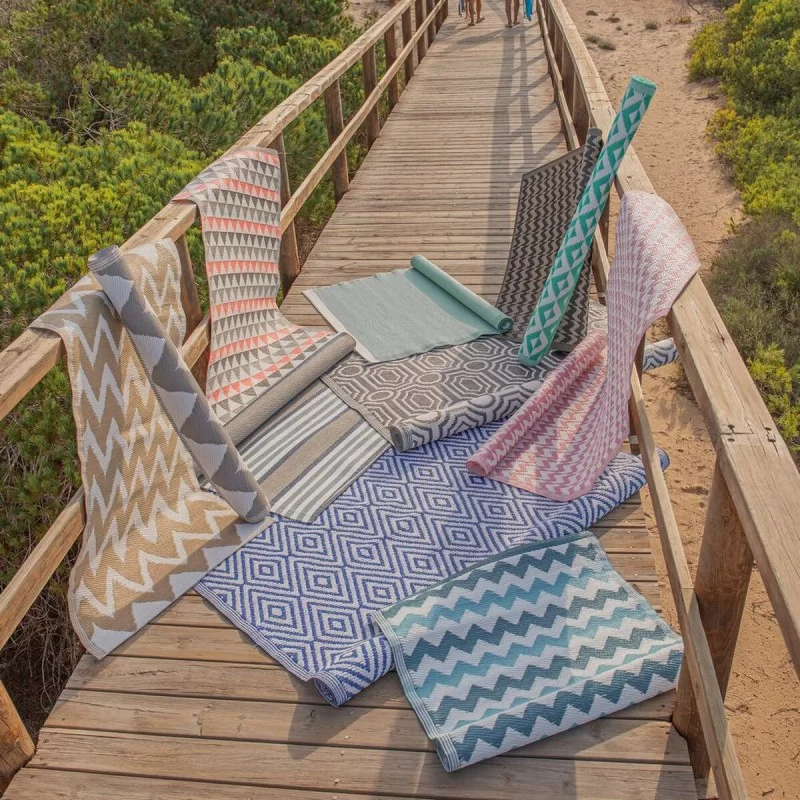 Outdoor rug Safos 160 x 230 x 0,5 cm Grey Coral...