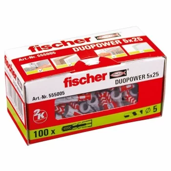 Studs Fischer DuoPower 555005 Ø 5 x 25 mm Nylon (100 Units) 2