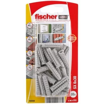Studs Fischer SX 90888 Nylon 6 x 30 mm (30 Units) 2