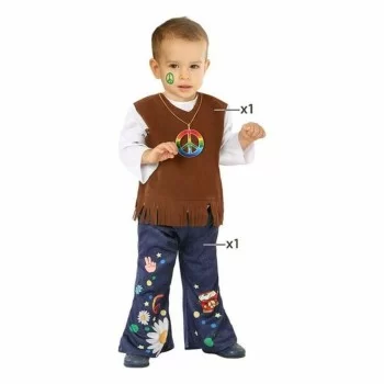 Costume for Babies Hippie Multicolour 2