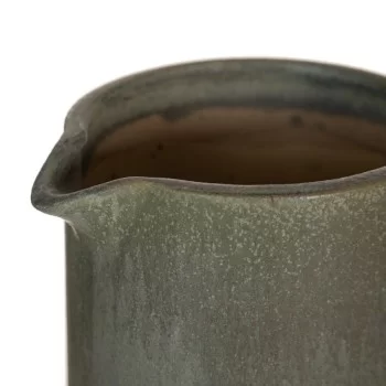 Vase 21 x 14 x 28,5 cm Ceramic Green Cream 2