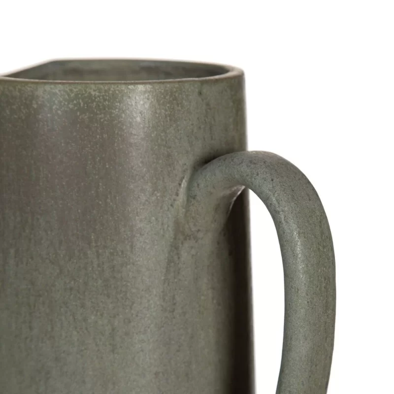 Vase 21 x 14 x 28,5 cm Ceramic Green Cream