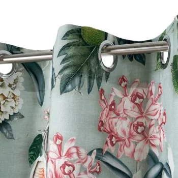 Curtain Turquoise 100% cotton 140 x 260 cm 2