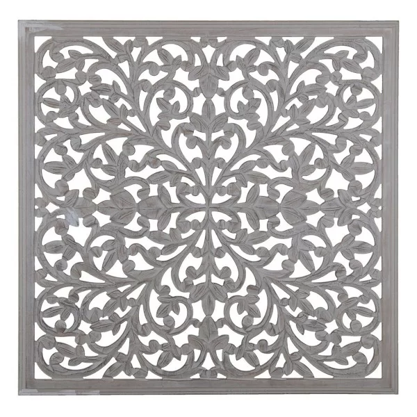 Wall Decoration Grey 90 x 1 x 90 cm DMF