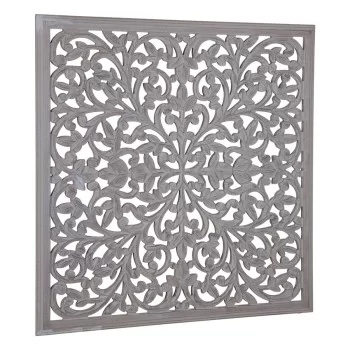 Wall Decoration Grey 90 x 1 x 90 cm DMF 2