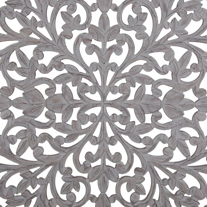 Wall Decoration Grey 90 x 1 x 90 cm DMF