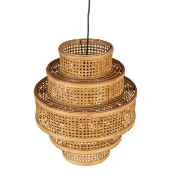 Ceiling Light Natural Bamboo 41 x 41 x 48 cm 2