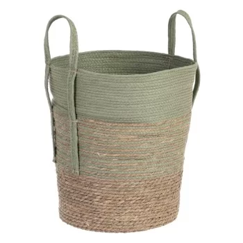 Set of Baskets 42 x 42 x 48 cm Mint Natural Fibre (3 Pieces) 2