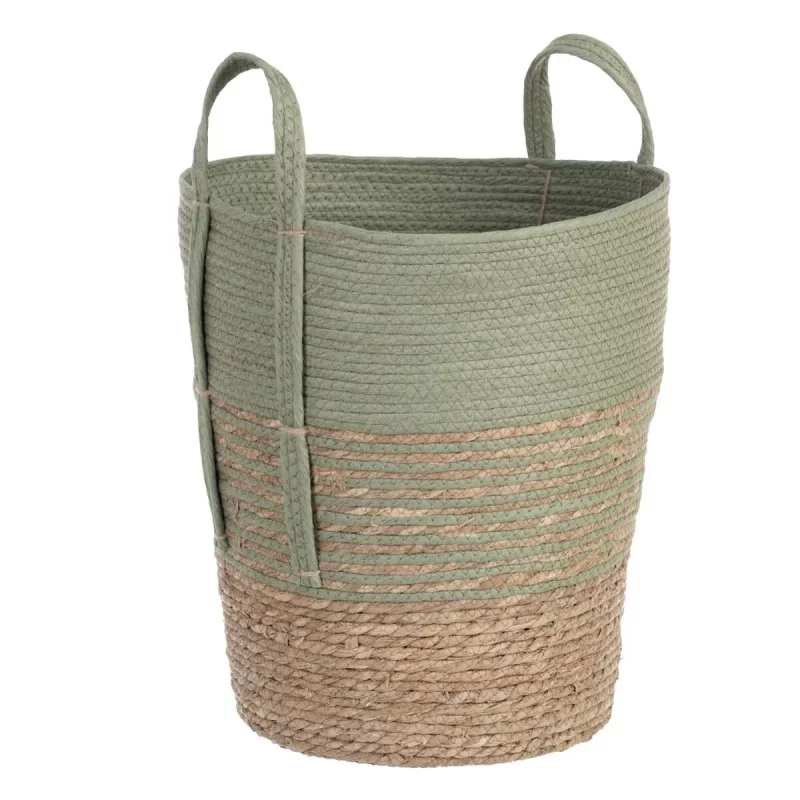Set of Baskets 42 x 42 x 48 cm Mint Natural...