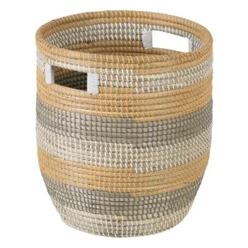 Set of Baskets 38 x 38 x 50 cm Natural Grey Natural Fibre... 2