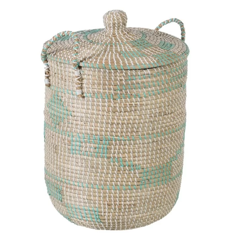 Set of Baskets Natural Grey Natural Fibre 38 x...