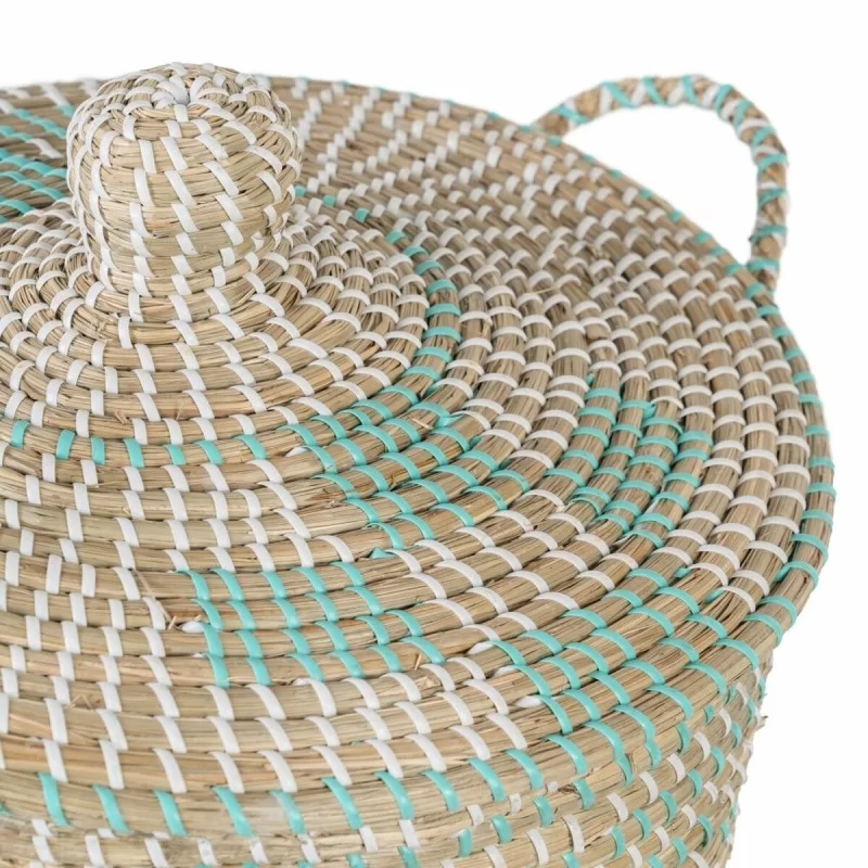 Set of Baskets Natural Grey Natural Fibre 38 x...