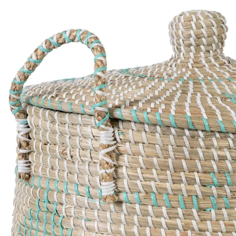 Set of Baskets Natural Grey Natural Fibre 38 x...