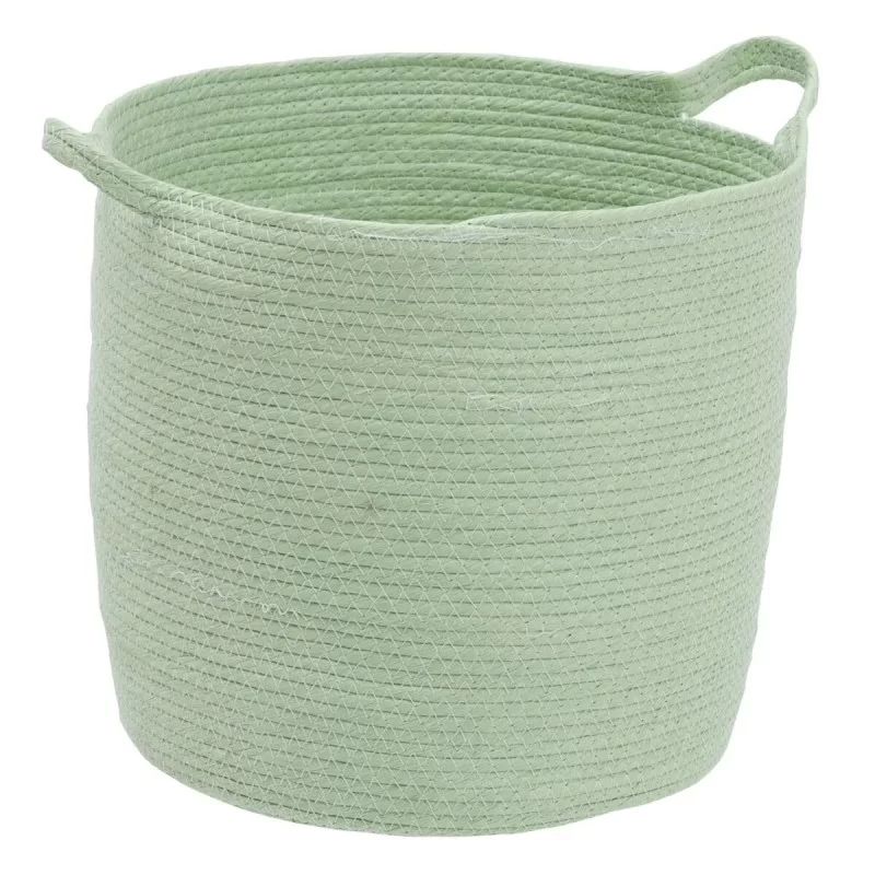 Set of Baskets Rope 33 x 33 x 38 cm Light Green...