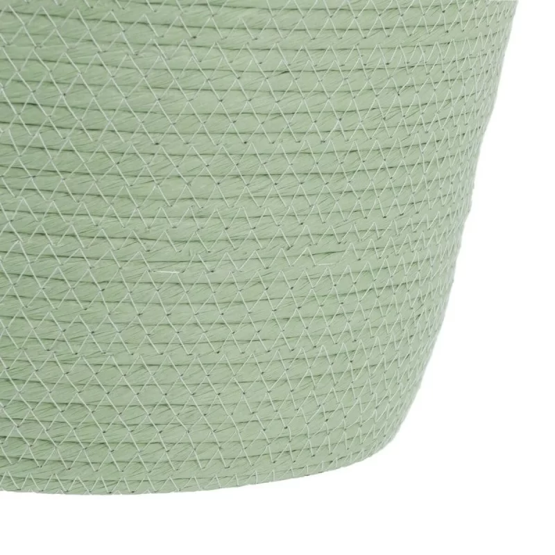 Set of Baskets Rope 33 x 33 x 38 cm Light Green...