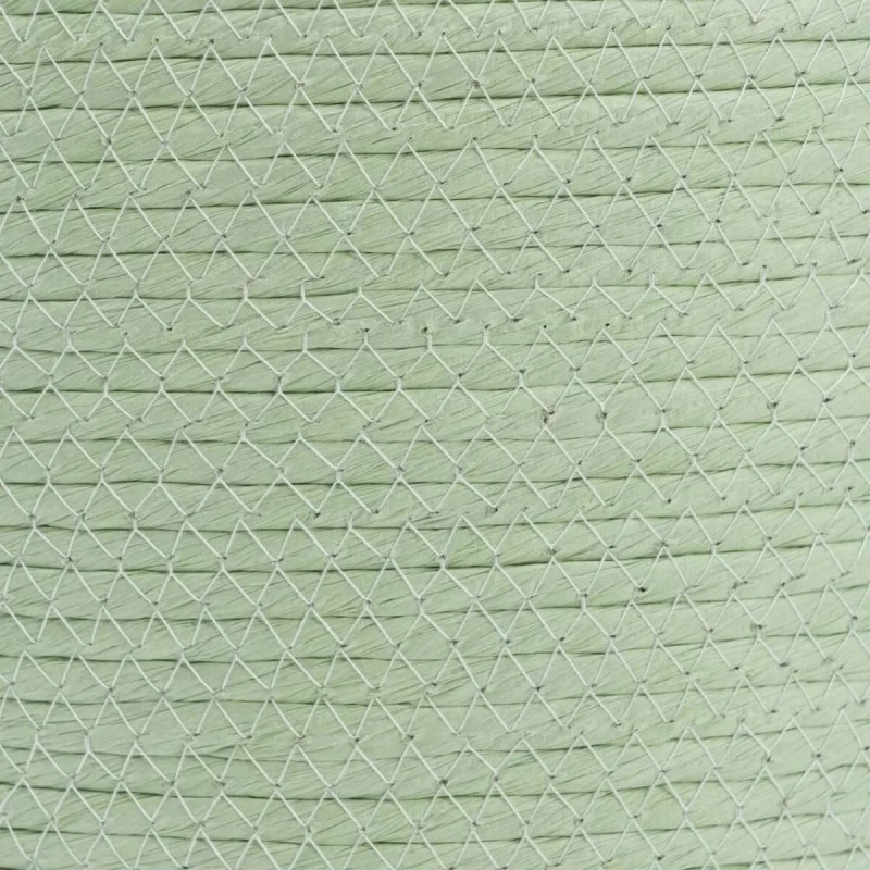 Set of Baskets Rope Light Green 26 x 26 x 33 cm...